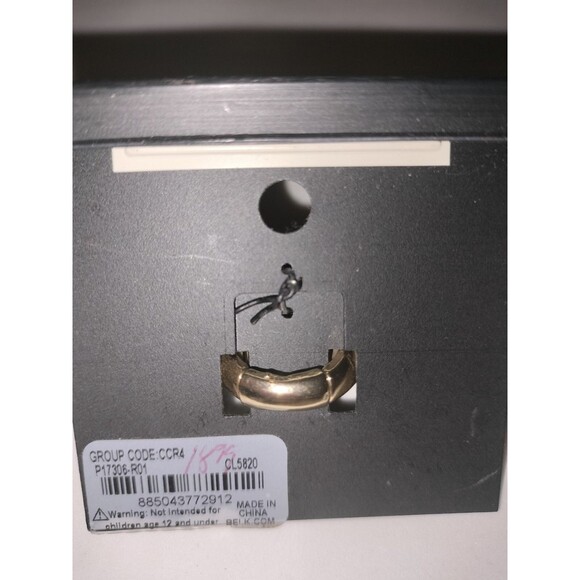 Cynthia Rowley Chunky Stretch Ring Hobo Indie Jewelry Teens School Yellow Gold 1 - Picture 9 of 12